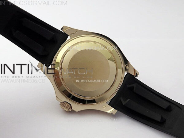 Yacht-Master 126655 Weight RG/Tungsten Gold ARF 1:1 Best Edition Black Ceramic Bezel on Oysterflex Rubber Strap VS3235 - Image 29