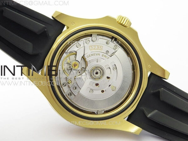 Yacht-Master 126658 YG VSF 1:1 Best Edition Black Ceramic Bezel on Oysterflex Strap VS3235 - Image 32