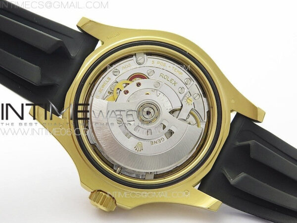 Yacht-Master 126658 YG VSF 1:1 Best Edition Black Ceramic Bezel on Oysterflex Strap VS3235 - Image 33
