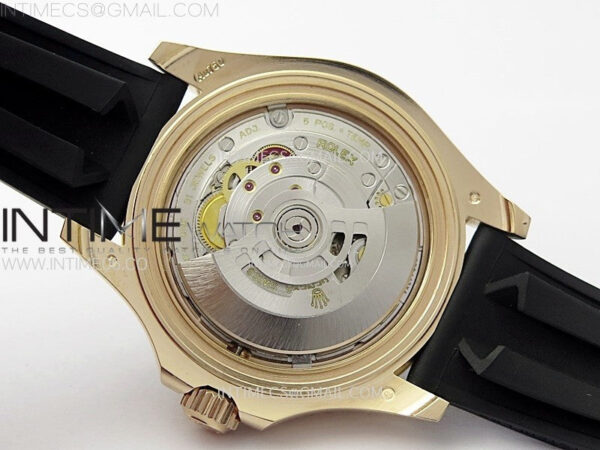 Yacht-Master 126655 Weight RG/Tungsten Gold ARF 1:1 Best Edition Black Ceramic Bezel on Oysterflex Rubber Strap VS3235 - Image 34