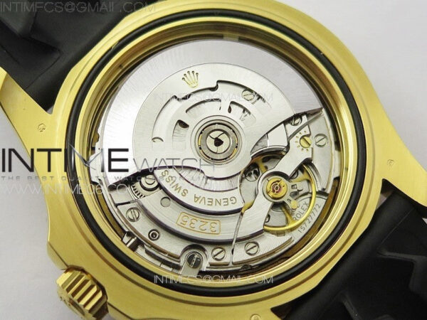 Yacht-Master 126658 YG VSF 1:1 Best Edition Black Ceramic Bezel on Oysterflex Strap VS3235 - Image 34