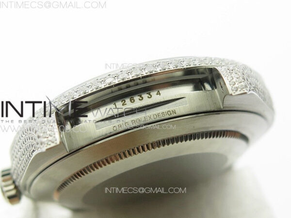 DateJust 41 126334 Full Paved Diamonds BP Best Edition Diamond Dial Arabic Markers on Jubilee Bracelet A2824 - Image 33