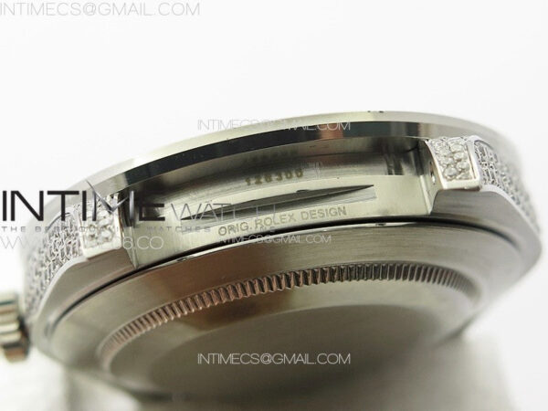 DateJust 41 126300 Full Paved Diamonds Rainbow 904 GSF Best Edition Diamonds Dial Arabic Markers on Jubilee Bracelet VR3235 - Image 36
