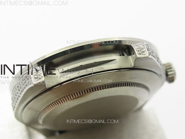 DateJust 41 126300 Full Paved Diamonds Rainbow 904 GSF Best Edition Diamonds Dial Arabic Markers on Jubilee Bracelet VR3235 - Image 37