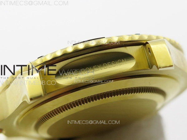 Yacht-Master 126655 YG 3EF 1:1 Best Edition 3D Black Ceramic Bezel on Black Rubber Strap VR3235 - Image 40