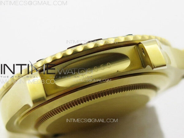 Yacht-Master 126655 YG 3EF 1:1 Best Edition 3D Black Ceramic Bezel on Black Rubber Strap VR3235 - Image 39