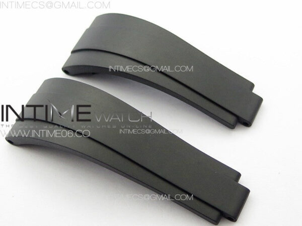 Yacht-Master 126655 YG 3EF 1:1 Best Edition 3D Black Ceramic Bezel on Black Rubber Strap VR3235 - Image 38