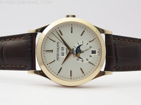 Annual Calendar Complications 5396 RG GRF Best Edition White dial on Brown leather strap A324 - Image 3