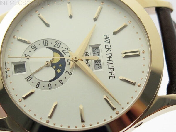 Annual Calendar Complications 5396 RG GRF Best Edition White dial on Brown leather strap A324 - Image 4
