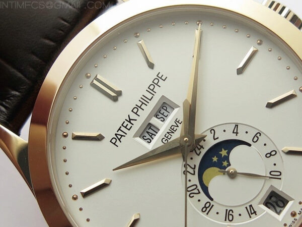 Annual Calendar Complications 5396 RG GRF Best Edition White dial on Brown leather strap A324 - Image 8