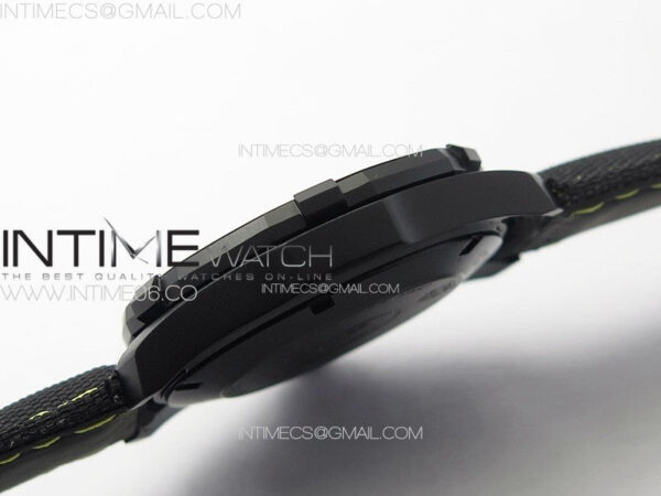 Aquaracer Calibre 5 PVD 41mm TARF 1:1 Best Edition Carbon/Yellow Dial on Black Nylon Strap SW200 - Image 10