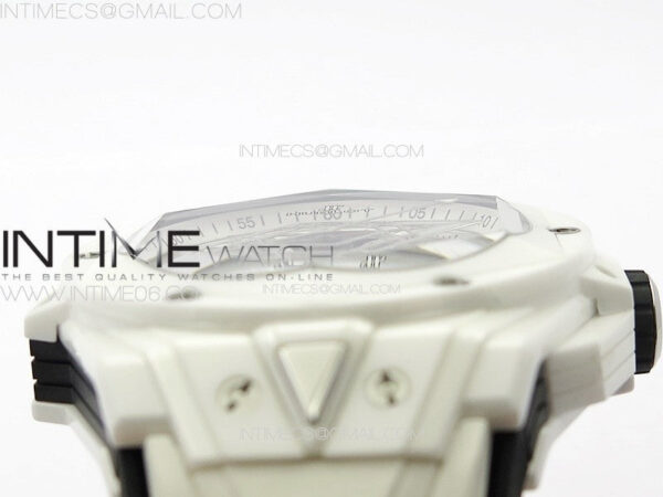 Big Bang Sang Bleu II White Ceramic ZF Best Edition on White Rubber Strap A1240 - Image 10