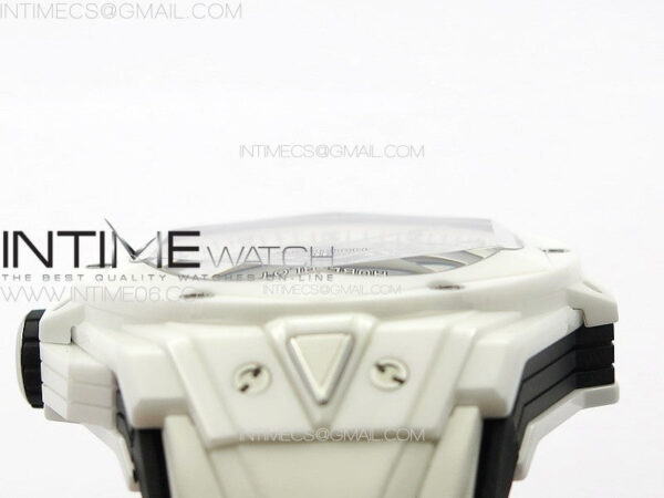 Big Bang Sang Bleu II White Ceramic ZF Best Edition on White Rubber Strap A1240 - Image 11