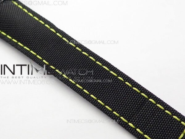 Aquaracer Calibre 5 PVD 41mm TARF 1:1 Best Edition Carbon/Yellow Dial on Black Nylon Strap SW200 - Image 15