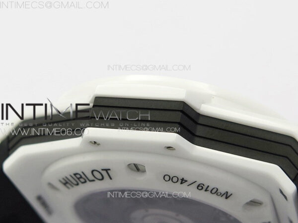 Big Bang Sang Bleu II White Ceramic ZF Best Edition on White Rubber Strap A1240 - Image 15