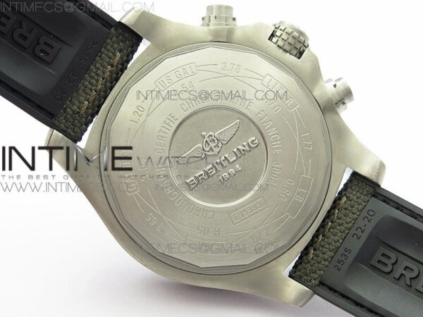 AVENGER BANDIT E1338310 TI V9F 1:1 BEST EDITION GRAY DIAL ON GRAY NYLON STRAP A7750 (FREE EXTRA STRAP) - Image 22