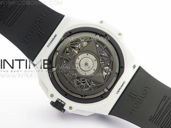 Big Bang Sang Bleu II White Ceramic ZF Best Edition on White Rubber Strap A1240 - Image 24