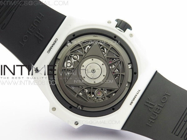 Big Bang Sang Bleu II White Ceramic ZF Best Edition on White Rubber Strap A1240 - Image 25