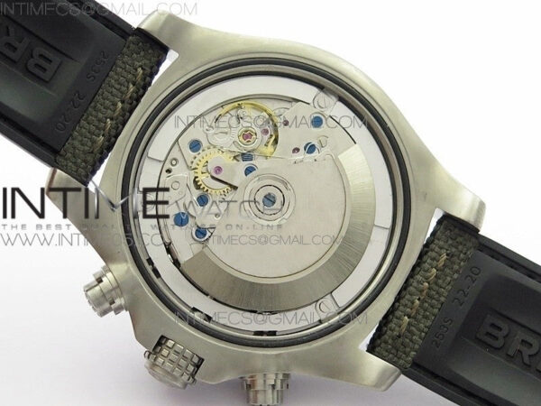 AVENGER BANDIT E1338310 TI V9F 1:1 BEST EDITION GRAY DIAL ON GRAY NYLON STRAP A7750 (FREE EXTRA STRAP) - Image 25