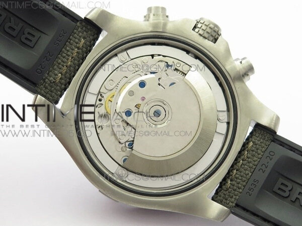 AVENGER BANDIT E1338310 TI V9F 1:1 BEST EDITION GRAY DIAL ON GRAY NYLON STRAP A7750 (FREE EXTRA STRAP) - Image 26