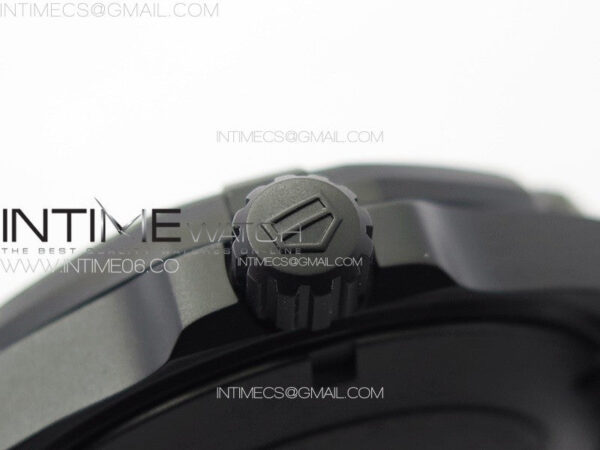 Aquaracer Calibre 5 PVD 41mm TARF 1:1 Best Edition Carbon/Blue Dial on Black Nylon Strap SW200 - Image 9