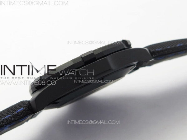 Aquaracer Calibre 5 PVD 41mm TARF 1:1 Best Edition Carbon/Blue Dial on Black Nylon Strap SW200 - Image 10