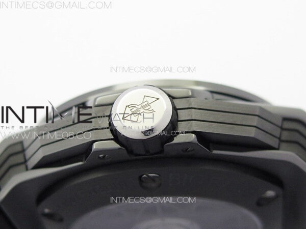 Big Bang Sang Bleu II Black Ceramic ZF Best Edition on Black Rubber Strap A1240 - Image 9