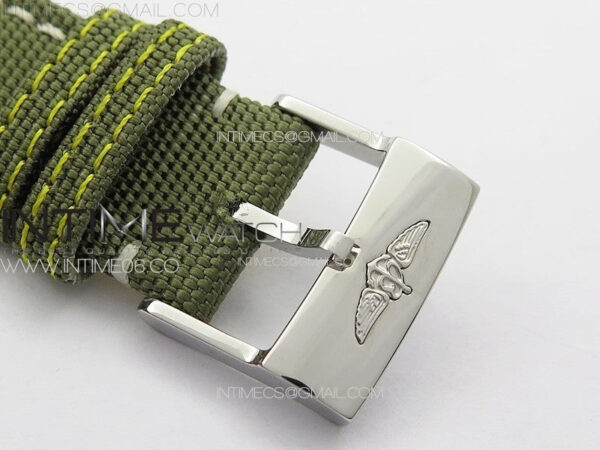 Avenger Automatic 43mm SS B50 Best Edition Green Dial on Green Nylon Strap A2824 - Image 12