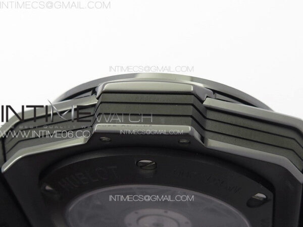 Big Bang Sang Bleu II Black Ceramic ZF Best Edition on Black Rubber Strap A1240 - Image 11