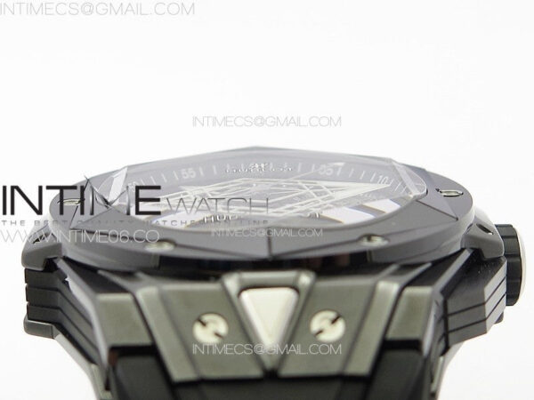 Big Bang Sang Bleu II Black Ceramic ZF Best Edition on Black Rubber Strap A1240 - Image 12