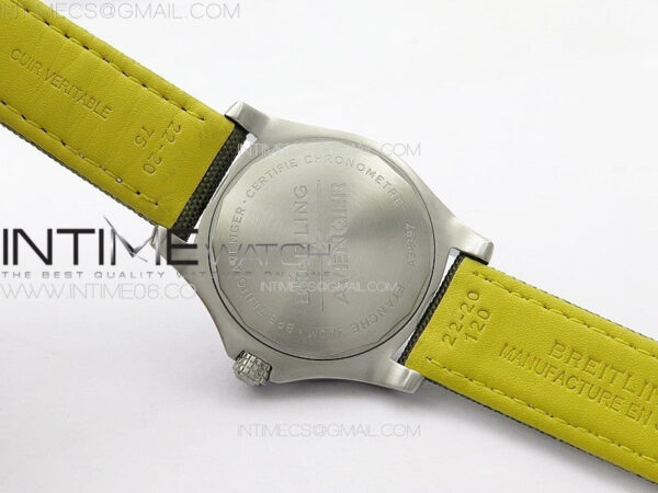 Avenger Automatic 43mm SS B50 Best Edition Green Dial on Green Nylon Strap A2824 - Image 15