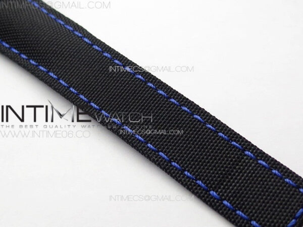 Aquaracer Calibre 5 PVD 41mm TARF 1:1 Best Edition Carbon/Blue Dial on Black Nylon Strap SW200 - Image 15