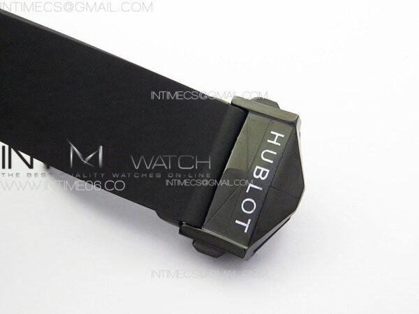 Big Bang Sang Bleu II Black Ceramic ZF Best Edition on Black Rubber Strap A1240 - Image 13