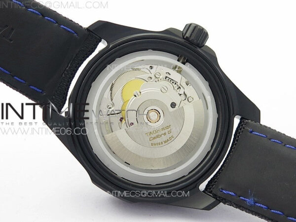 Aquaracer Calibre 5 PVD 41mm TARF 1:1 Best Edition Carbon/Blue Dial on Black Nylon Strap SW200 - Image 20