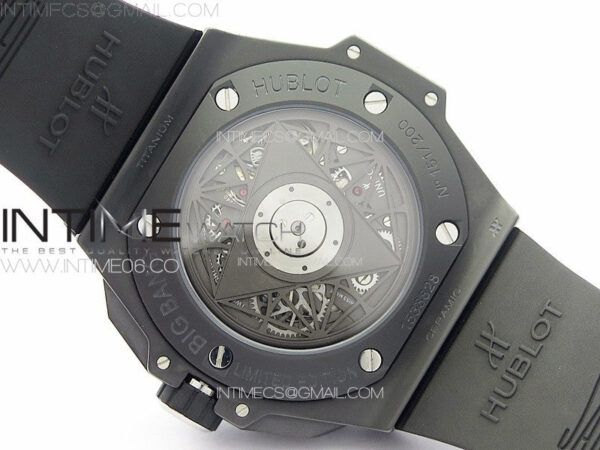 Big Bang Sang Bleu II Black Ceramic ZF Best Edition on Black Rubber Strap A1240 - Image 19
