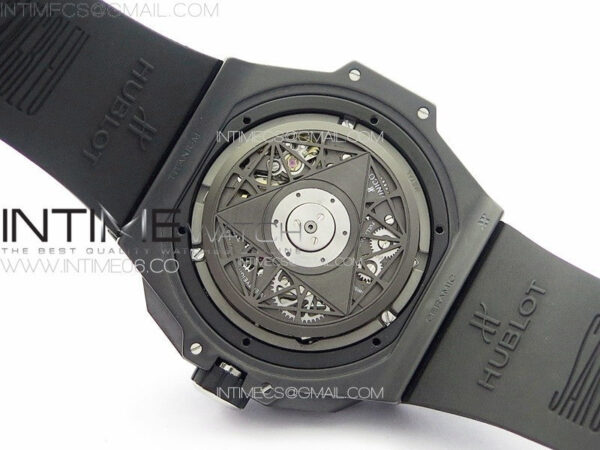 Big Bang Sang Bleu II Black Ceramic ZF Best Edition on Black Rubber Strap A1240 - Image 20