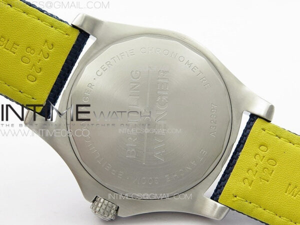 Avenger Automatic 43mm SS B50 Best Edition Blue Dial on Blue Nylon Strap A2824 - Image 14