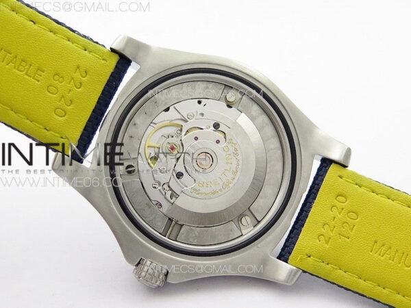Avenger Automatic 43mm SS B50 Best Edition Blue Dial on Blue Nylon Strap A2824 - Image 18