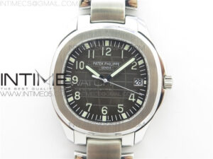 Aquanaut 5167A SS ZF 1:1 Best Edition Black Dial on SS Bracelet 324CS (Free box)