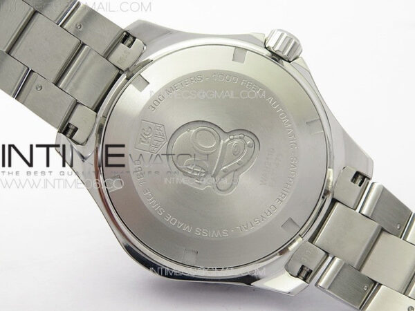 Aquaracer Calibre 5 41.5mm TARF 1:1 Best Edition Black Dial Black Bezel on SS Bracelet SW200 - Image 21