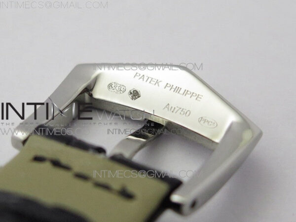 Classic 5077P-102 SS Case FLF Best Edition Real Enamel Dial 3 Black Leather strap Cal.240 - Image 14