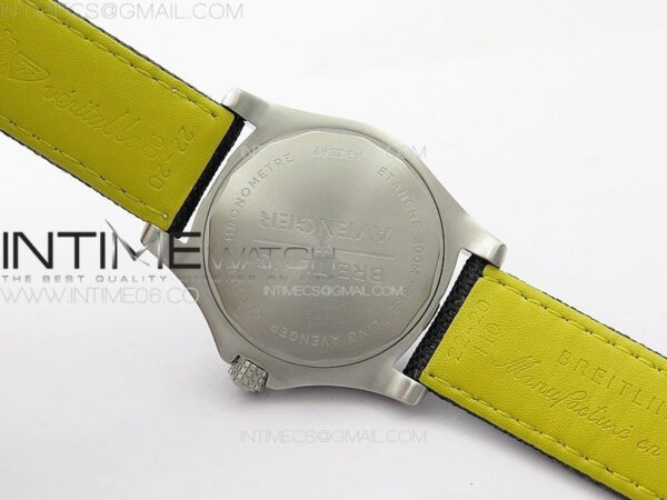 Avenger Automatic 43mm SS B50 Best Edition Black Dial on Black Nylon Strap A2824 - Image 15