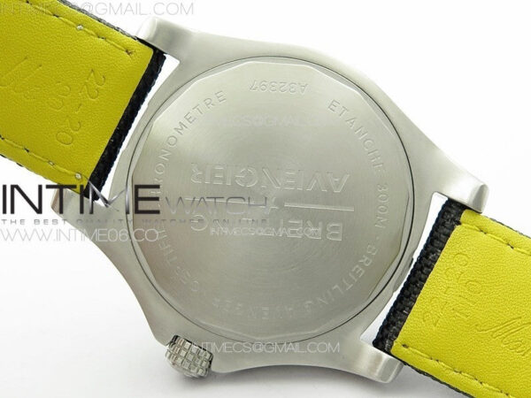 Avenger Automatic 43mm SS B50 Best Edition Black Dial on Black Nylon Strap A2824 - Image 16
