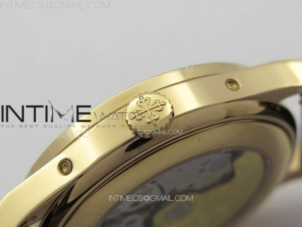 Annual Calendar Moonphase 5396 RG PPF 1:1 Best Edition Blue Dial on Black Leather Strap PPF324 - Image 11