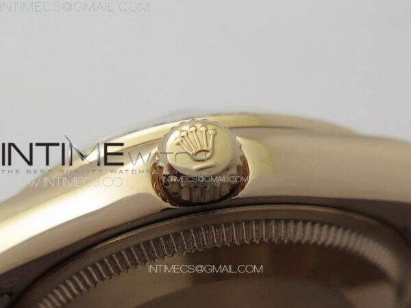 DateJust 31mm RG/Crystals Bezel APSF Best Edition White MOP Dial Crystals Markers on President Bracelet A2824 - Image 12