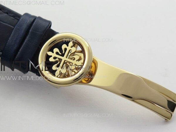 Annual Calendar Moonphase 5396 RG PPF 1:1 Best Edition Blue Dial on Black Leather Strap PPF324 - Image 13