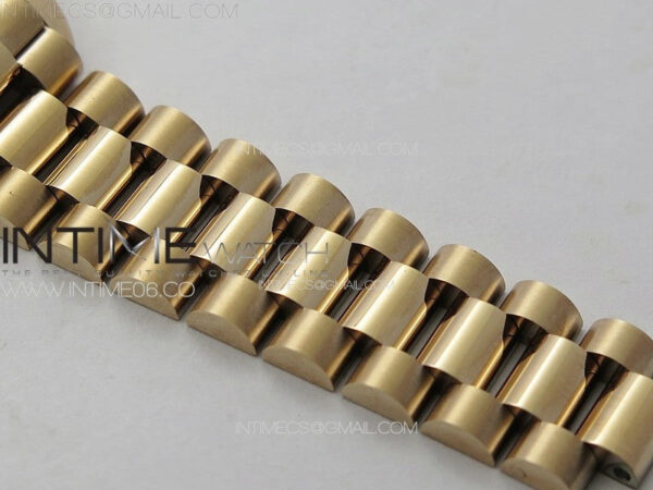 DateJust 31mm RG/Crystals Bezel APSF Best Edition White MOP Dial Crystals Markers on President Bracelet A2824 - Image 14