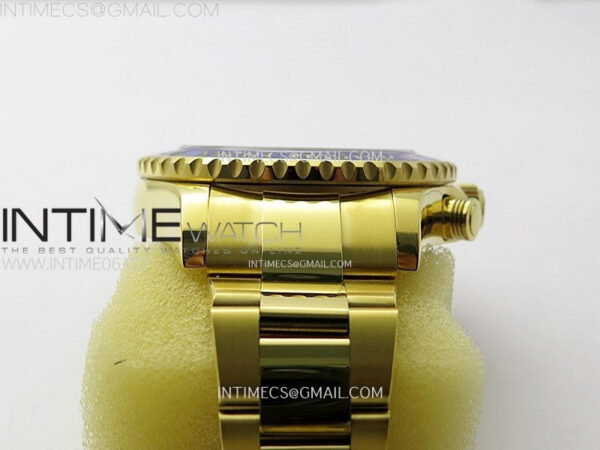 YachtMaster II 116688 Blue Ceramic Bezel YG KF 1:1 Best Edition White Dial on YG Bracelet A7750 - Image 17