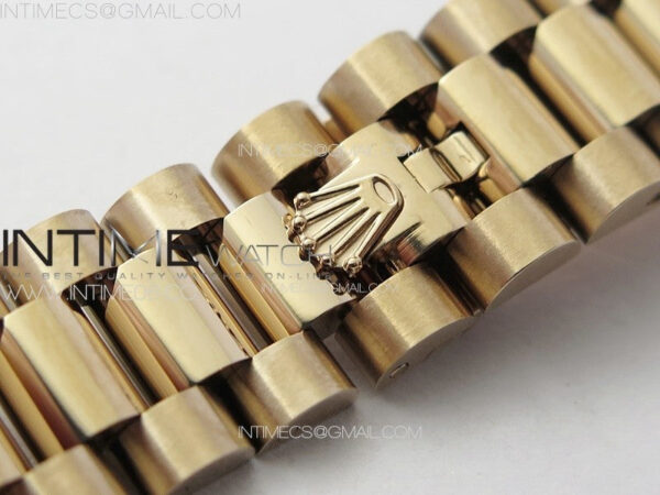 DateJust 31mm RG/Crystals Bezel APSF Best Edition White MOP Dial Crystals Markers on President Bracelet A2824 - Image 17