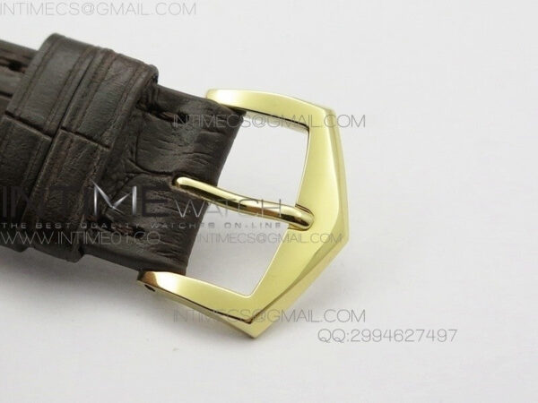 Calatrava 5227 BP Version YG White Dial on Brown Leather Strap Japanese MIYOTA 9015 PP324CS - Image 7
